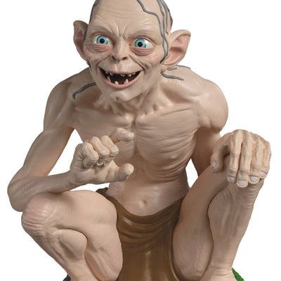 Gollum ornament, Lord of the Rings character on mossy rock, sound and motion, Hallmark Keepsake, Christmas tree decoration.