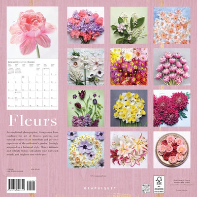 Fleurs 12 x 12 Wall Calendar