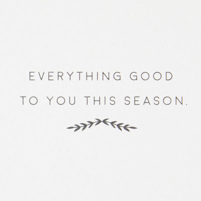 Illustrated Wreath Boxed Christmas Cards, Pack of 10