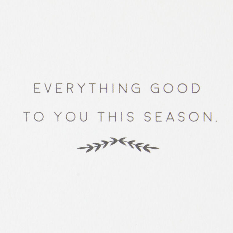 Illustrated Wreath Boxed Christmas Cards, Pack of 10