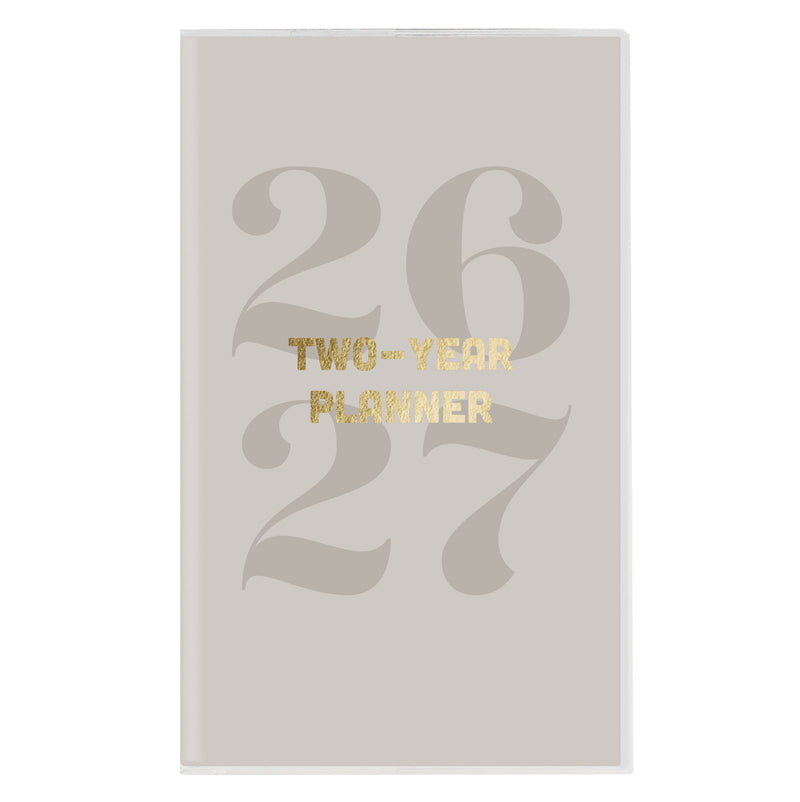 Typographic 2-Year Pocket Planner