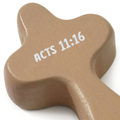 My Baptism Mini Comfort Cross, 2.25"