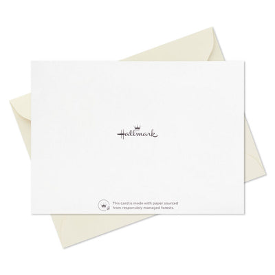 Blank note cards with vivid floral background and “HELLO GORGEOUS” gold foil lettering, boxed with envelopes.
