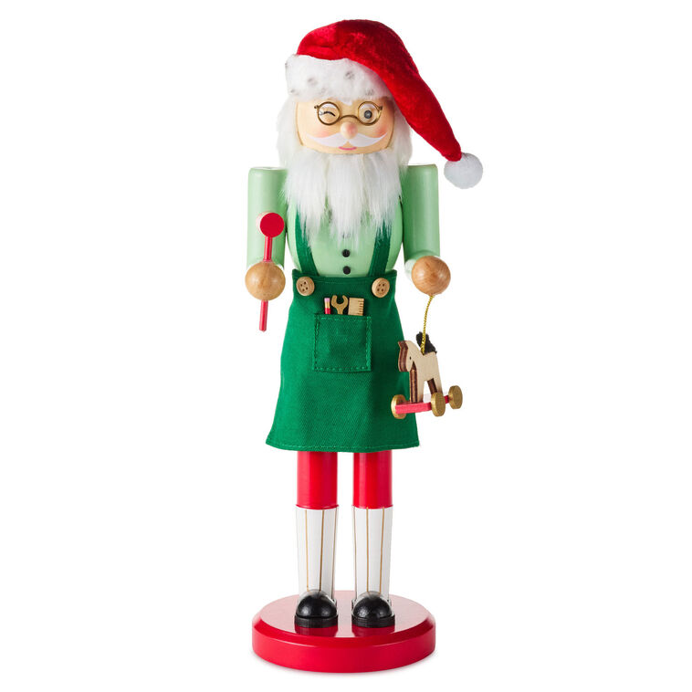 Toymaker Santa Nutcracker Figurine, 14" H