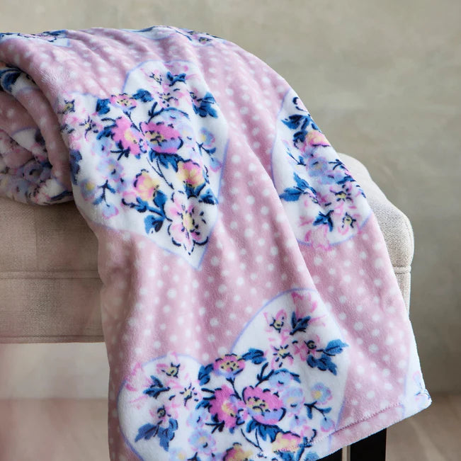 Plush Throw Blanket - Mon Amour Soft Blush