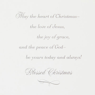 Thomas Kinkade Manger Scene Religious Boxed Christmas Cards, Pack of 12