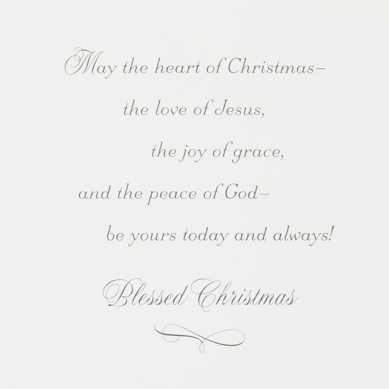 Thomas Kinkade Manger Scene Religious Boxed Christmas Cards, Pack of 12