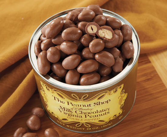 Milk Chocolate Virginia Peanuts 10 oz