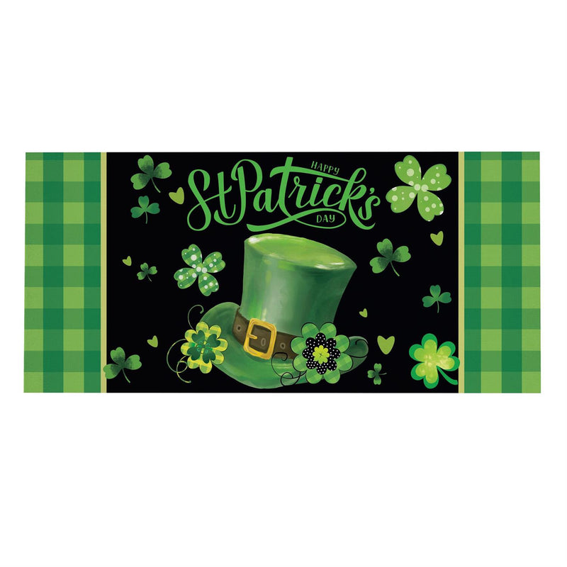 Evergreen St. Paddy's Day Banner – Tappeto Decorativo In Sassofrasso Con Motivi Irlandesi