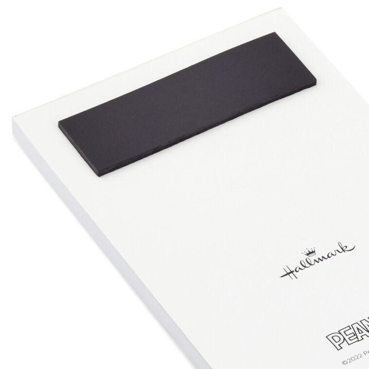 Peanuts Snoopy and Woodstock With Skis Memo Pad