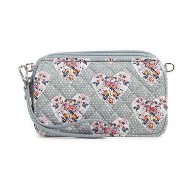 RFID All in One Crossbody : Mon Amour Gray