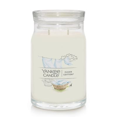 Clean Cotton 2-Wick Large Jar Candle