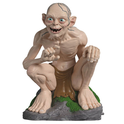 Gollum ornament, Lord of the Rings character on mossy rock, sound and motion, Hallmark Keepsake, Christmas tree decoration.