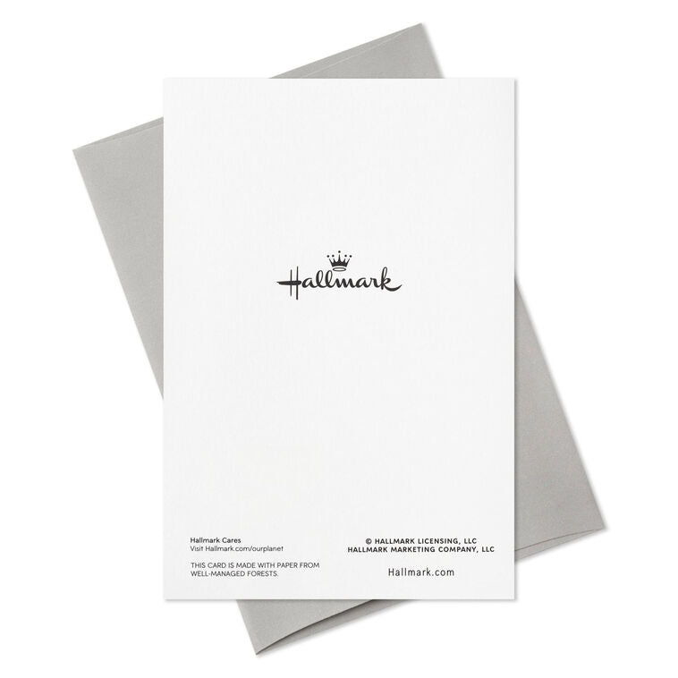 Gold Snowflakes Packaged Christmas Cards, Set of 5