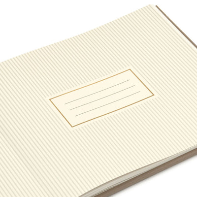 In Loving Memory Taupe Linen Guest Book