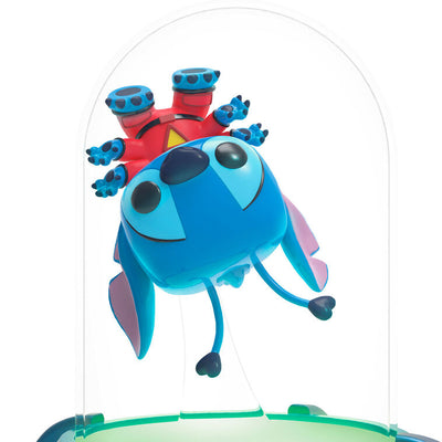 Lilo & Stitch Experiment 626 Funko POP! ornament trapped in prison capsule with light-up base, Disney keepsake.

