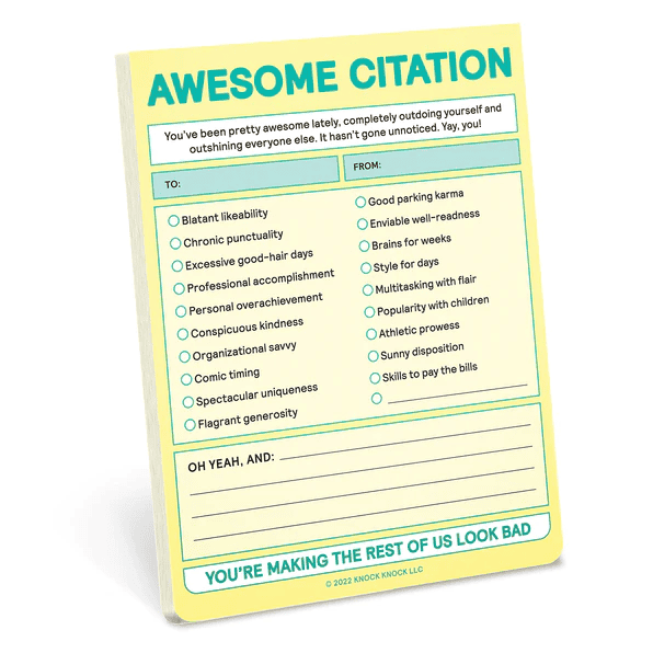 Nifty Notes- Awesome Citation