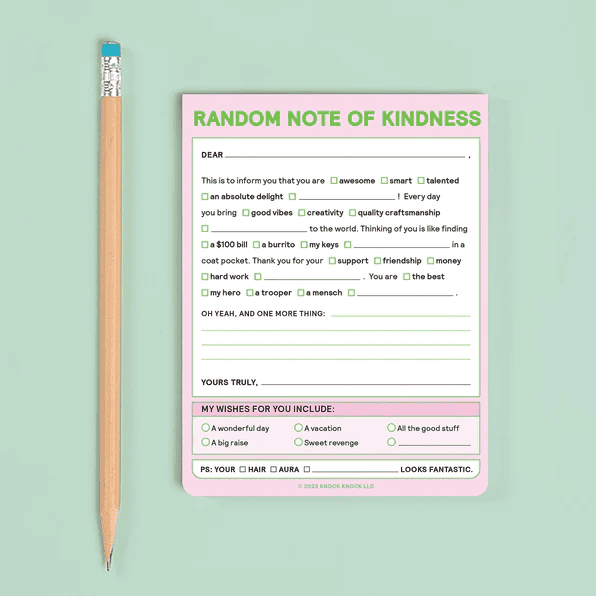 Nifty Notes- Random Note of Kindness