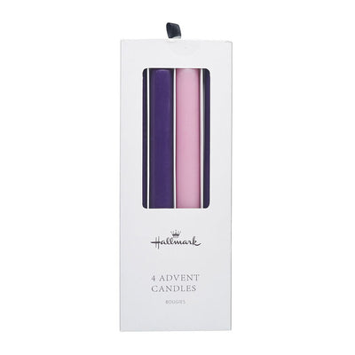 Advent Taper Candles, Set of 4