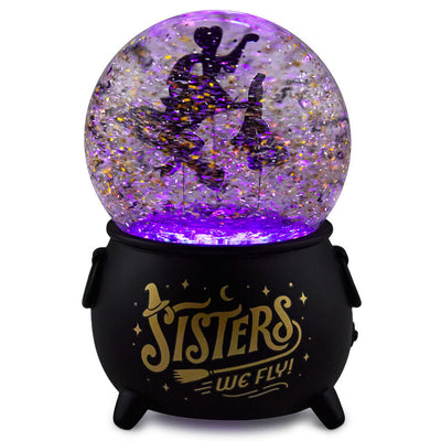 Disney hocus pocus sanderson sisters snow globe with light