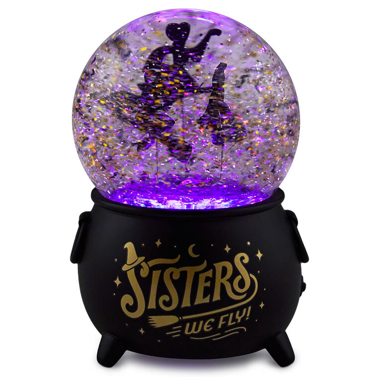 Disney hocus pocus sanderson sisters snow globe with light