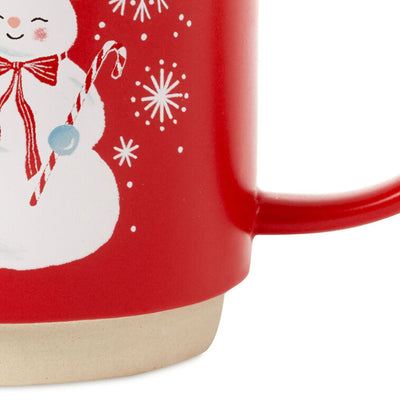 Vintage Snowman Mug, 20 oz