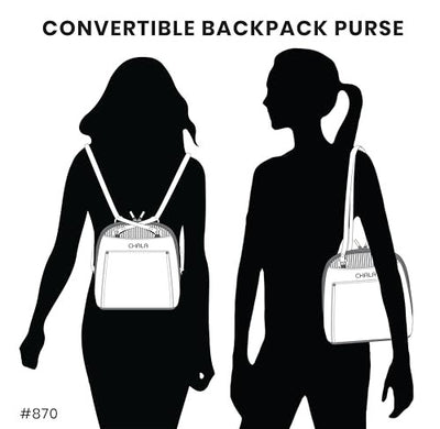 Convertible Backpack- Black Cat