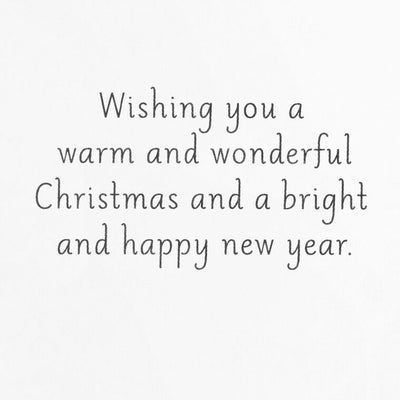 Elegant Evergreen With Star Packaged Christmas Cards, Set of 5