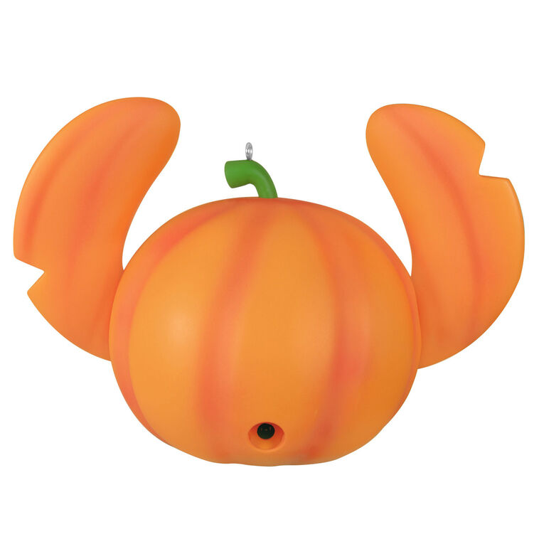 Light-up Halloween ornament of Stitch-shaped jack-o&