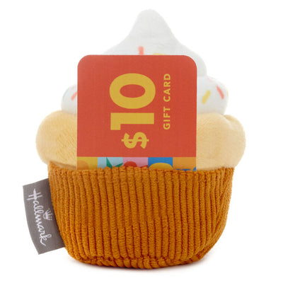 Cupcake Plush Gift Card Holder
