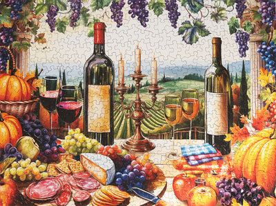 Vineyard View 500 Piece Jigsaw Puzzle