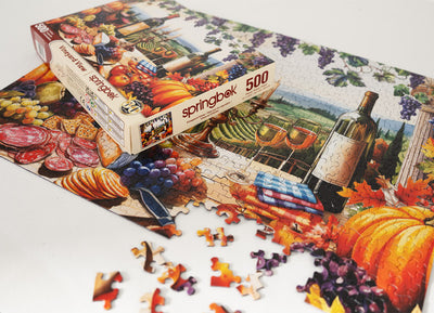 Vineyard View 500 Piece Jigsaw Puzzle