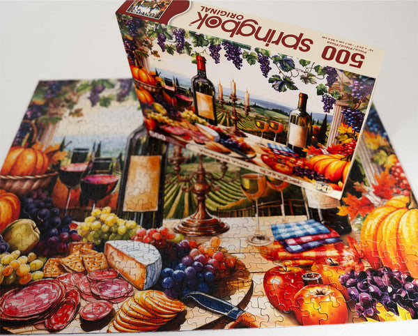 Vineyard View 500 Piece Jigsaw Puzzle