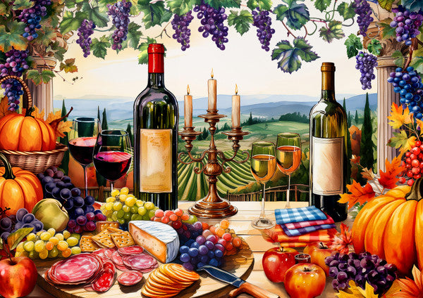 Vineyard View 500 Piece Jigsaw Puzzle