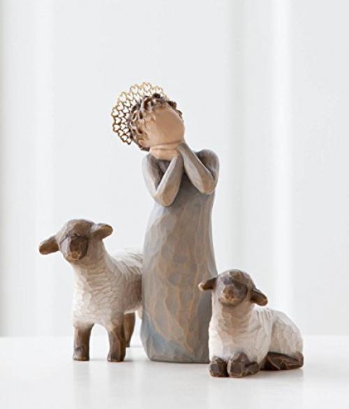 Little Shepherdess and Two Sheep