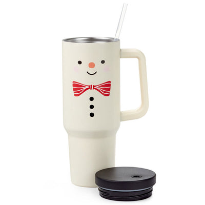 Snowman Insulated Travel Cup, 40 oz