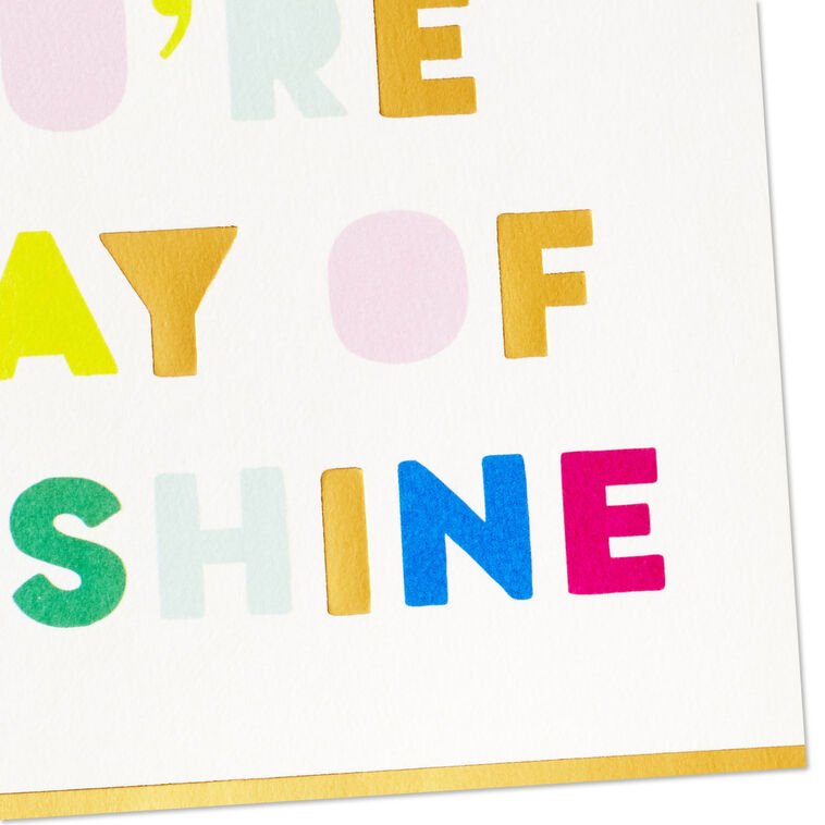 Multicolor thank-you cards with gold foil text on white background, in a mini set with matching envelopes.
