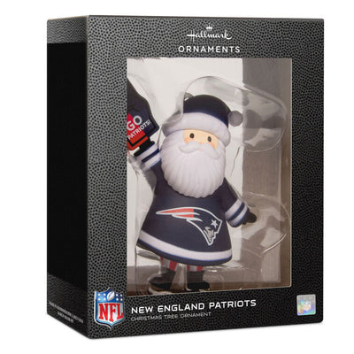 NFL New England Patriots Santa Fan Hallmark Ornament