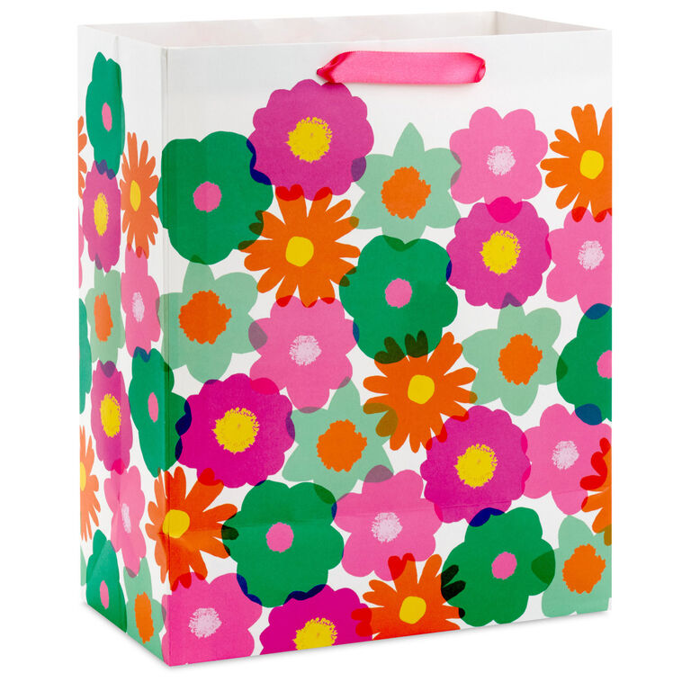 13" Whimsical Blooms Large Gift Bag