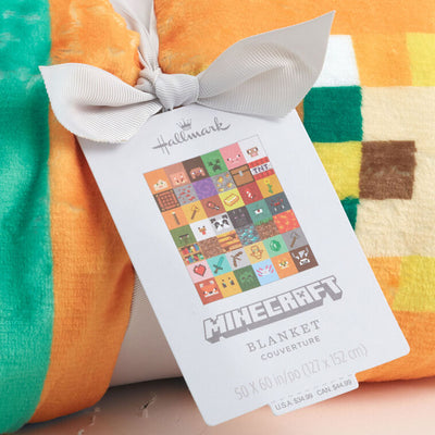 Minecraft Game Icons Throw Blanket, 51x62