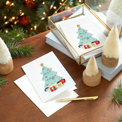 Christmas Tree Wishes Boxed Christmas Cards, Pack of 8