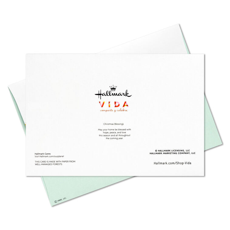 Three Little Angels Spanish-Language Boxed Christmas Cards, Pack of 16