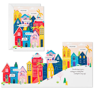 UNICEF Season's Greetings Village Boxed Holiday Cards, Pack of 12