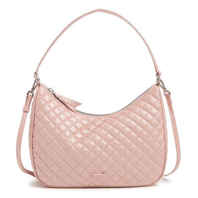 Frannie Crescent Crossbody - Rose Quartz