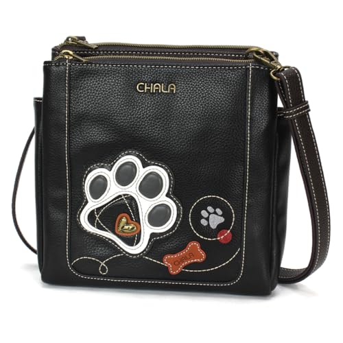 Merry Messenger- Paw Print Black