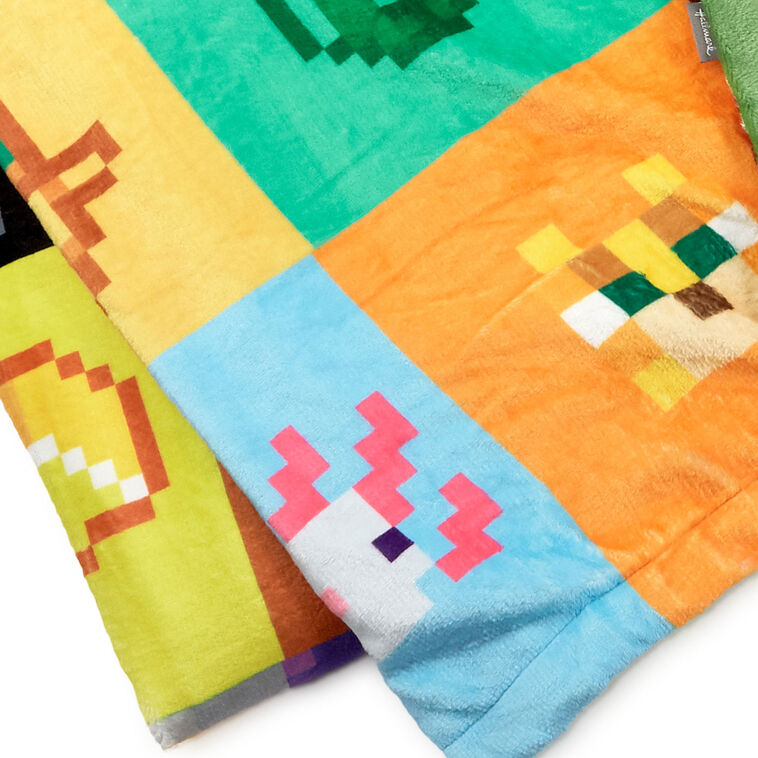 Minecraft Game Icons Throw Blanket, 51x62