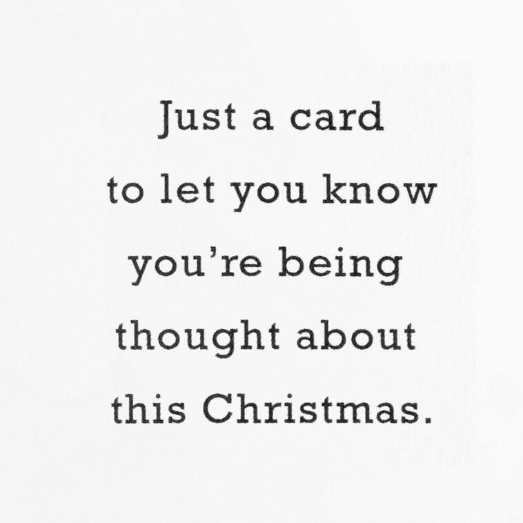 Santa Carrying Fir Tree Packaged Christmas Cards, Set of 5