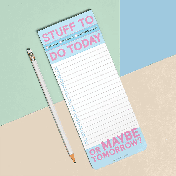 Make-a-List Pads- Stuff to Do Today