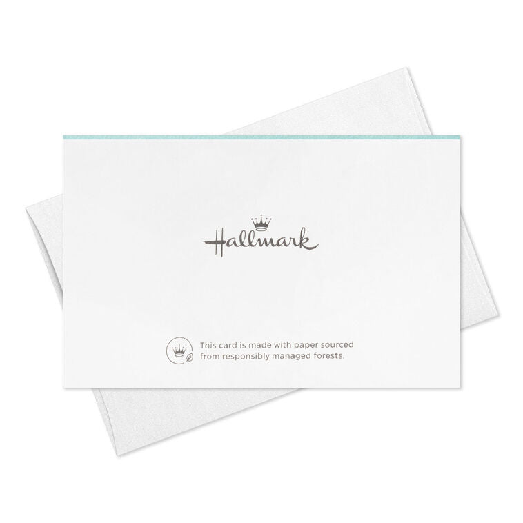 Mini blank note cards with pastel potted plant illustrations on colorful backgrounds, 12-pack with foil accents and matte finish.
