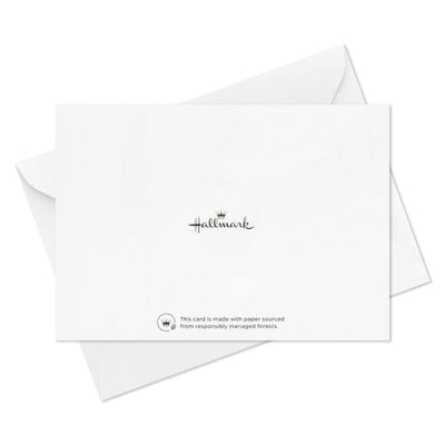 Assorted thank-you cards with modern gold foil ovals and abstract black and ivory shapes on white.
